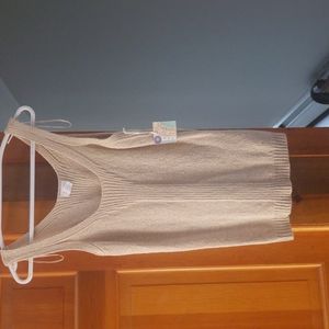 Cream sweater tank top, Sigrid Olsen, size Small